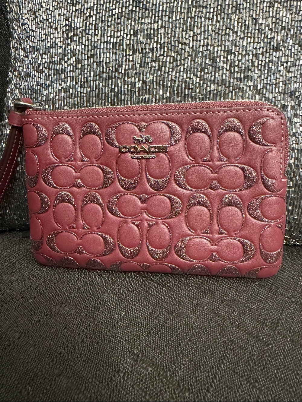 Coach Signature Wristlet